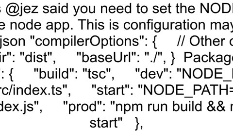 Typescript baseUrl with Nodejs