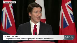 Trudeau claims he thinks it's a great thing that Canadians are interested in ensuring democracy is protected from interference by authoritarian governments