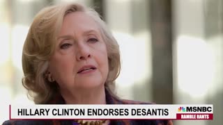 Hillary Clinton Endorses Ron DeSantis