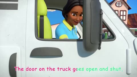 Wheel On The Bus ( Recycling Truck Version ) _ CoComelon Nursery Rhymes & kids songs