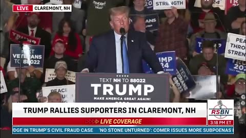 Trump plummets into utter CONFUSION on stage at his own rally
