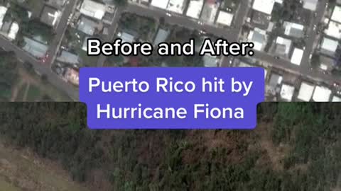 Puerto Rico hit by Hurricane Fiona