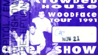 November 21, 1991 - Ticket Stub & After Show Pass: Crowded House at The Vogue