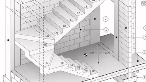 Stunning stair case detail and design 🚧🦺