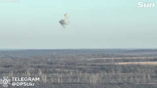 Russian attack helicopter is blown out of the sky