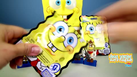 Sandy Play with Sponge Bobs in Ground
