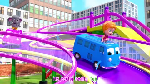 Little Bus Song - BillionSurpriseToys Nursery Rhymes, Kids Songs