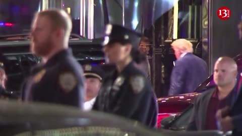Trump in New York City ahead of deposition in civil lawsuit