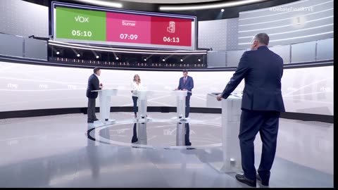 Debate a tres Abascal, Díaz y Sánchez en RTVE