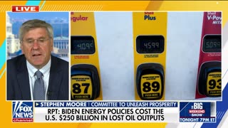 Stephen Moore warns US is empowering enemies with Biden's energy policies