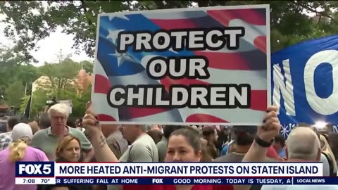 NYC migrant crisis: Heated protests held outside new shelter| news you cannot miss