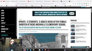 Stray Filth Podcast #005 - Transgender Commits Mass Shooting On A Nashville Christian School