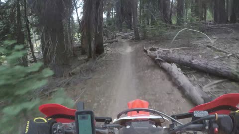 Beta 300RR on Trout Creek Trail In Kennedy Meadows