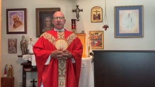 Adoration before Mass; St Peter and St Paul; homily on who Jesus is!