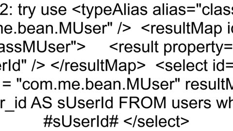 iBatis Error parsing XPath 39sqlMapConfigsqlMap39