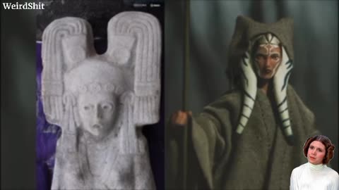 STATUE OF A MYSTERIOUS WOMAN WITH ‘STAR WARS’ LIKE HEADDRESS FOUND IN MEXICO