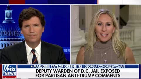 Rep. MTG demands DC Gulag Warden Kathleen Landerkin be FIRED on Tucker Carlson Tonight