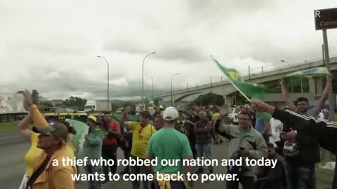 Truck Drivers Block Roads In Brazil