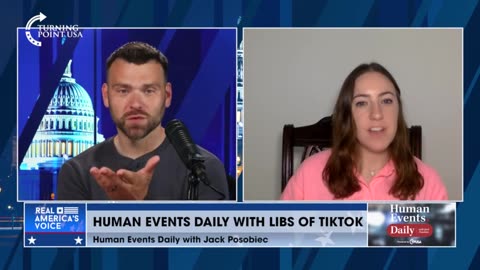 Chaya Raichik tells Jack Posobiec about her hilarious meeting with AOC.