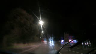 Night driving to Newton Abbot Decon UK. Speedlapse 21st March 2023