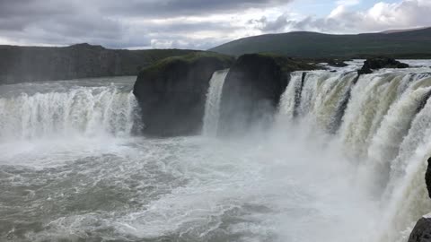 Iceland waterfall Godafoss