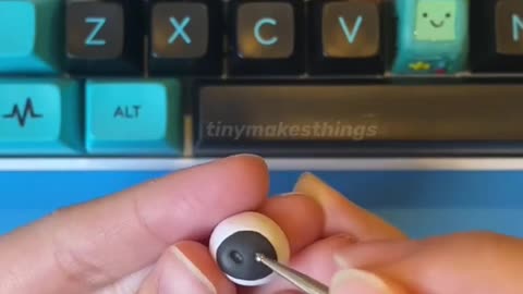 making EVE from WALLE keycap #shorts