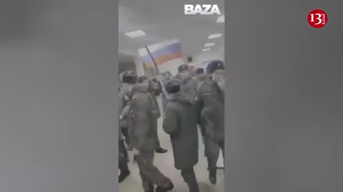 Cadets destroyed military school barracks in Russia - Wardrobes and beds are broken...