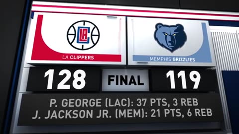 Game Recap: Clippers vs Grizzlies 128 - 119