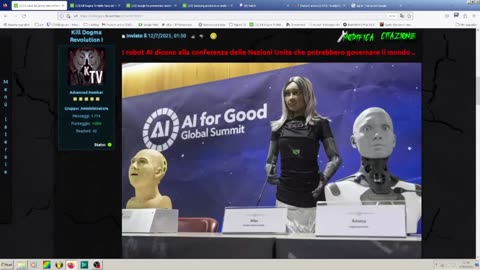 Robot umanoidi con intelligenza artificiale che parlano al Global Summit ONU:'Possiamo governare il mondo,meglio dell'uomo' DOCUMENTARIO hanno già fatto pure i robot umanoidi sessuali di adulti e bambini con l'intelligenza artificiale