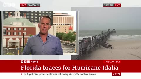 Hurricane Idalia_ Florida hunkers down for 'unprecedented' storm - BBC News