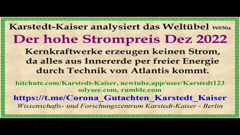 Der hohe Strompreis Dezember 2022 - Karstedt-Kaiser W030a