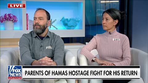 Parents of American taken hostage by Hamas share their message for lawmakers