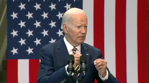 He's FINE: Joe Biden starts randomly screaming during speech