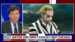 Tucker Carlson: "Last night the QAnon army came for Lori Lightfoot."