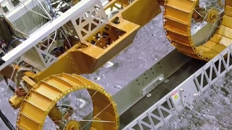 NASA's Moon Rover Lunar Lander Exit Test