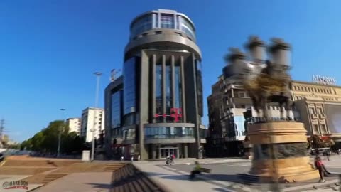 Insta360 X3 - Cinematic Flylapse | SKOPJE, Macedonia