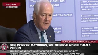 Sen. Cornyn Didn't Hold Back While Questioning Mayorkas