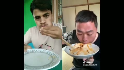 Funny Food Challange On TikTok _ Who will win INDIA Vs CHINA _ Be Me Stick _