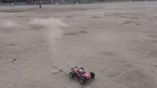 Traxxas Rustler 4x4 VXL @ Hart Park in Bakersfield, CA