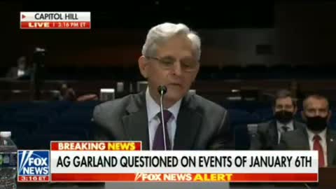 AG Garland Refused to Answer Re: FBI at J6