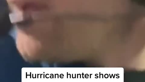 Hurricane hunter shows turbulence inside plane while tracking lan