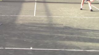 INSIDE OUT FOREHAND DROP VOLLEYS!