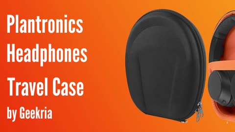 Plantronics Over-Ear Headphones Travel Case, Hard Shell Headset Carrying Case | Geekria