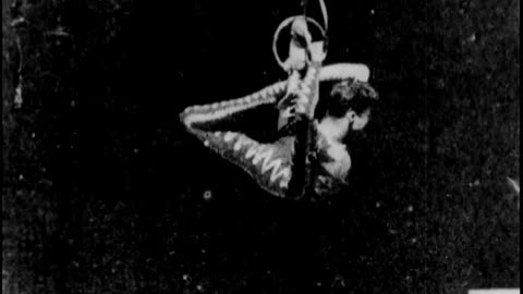 Louis Martinetti, Contortionist (1894 Original Black & White Film)