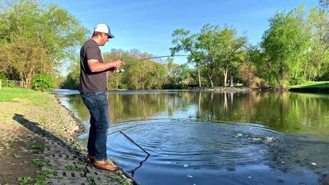 Bass Fishing the Spawn on the Kalamazoo River 2023