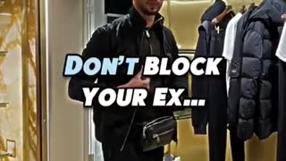 Andrew Tate: NEVER Block 🤚🚫 Your Ex Girlfriend During A Dating Break Up 💔