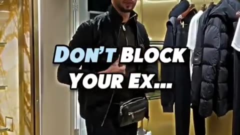 Andrew Tate: NEVER Block 🤚🚫 Your Ex Girlfriend During A Dating Break Up 💔