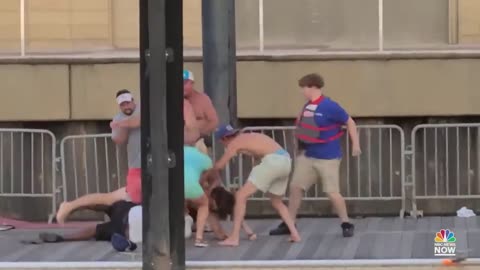 Viral Video shows brawl erupt on Alabama riverfront