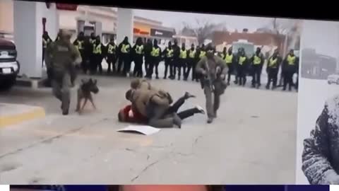 Man Gets Tackled By Trudeau’s Gestapo