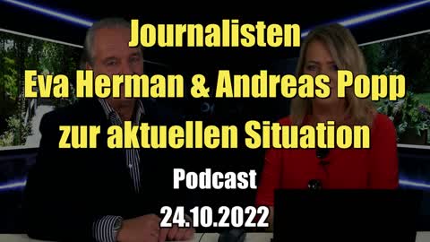 🟥 STABIL DURCH DEN WANDEL: Journalisten Eva Herman & Andreas Popp (Podcast I 24.10.2022)